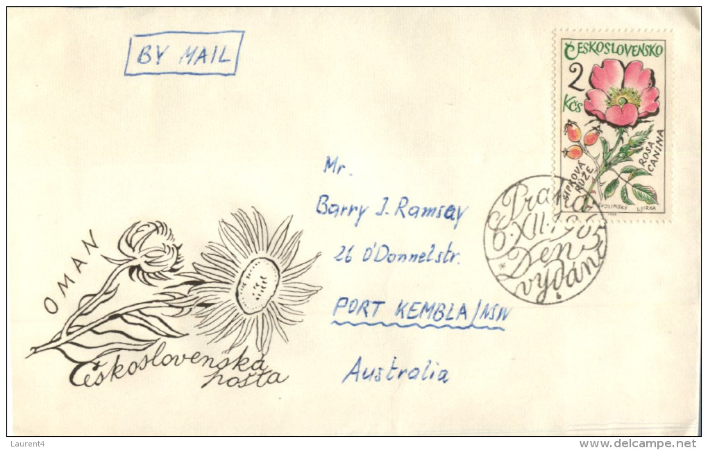 (198) FDC Cover Posted From Czecoslovakia To Australia - 1965 - Covers & Documents