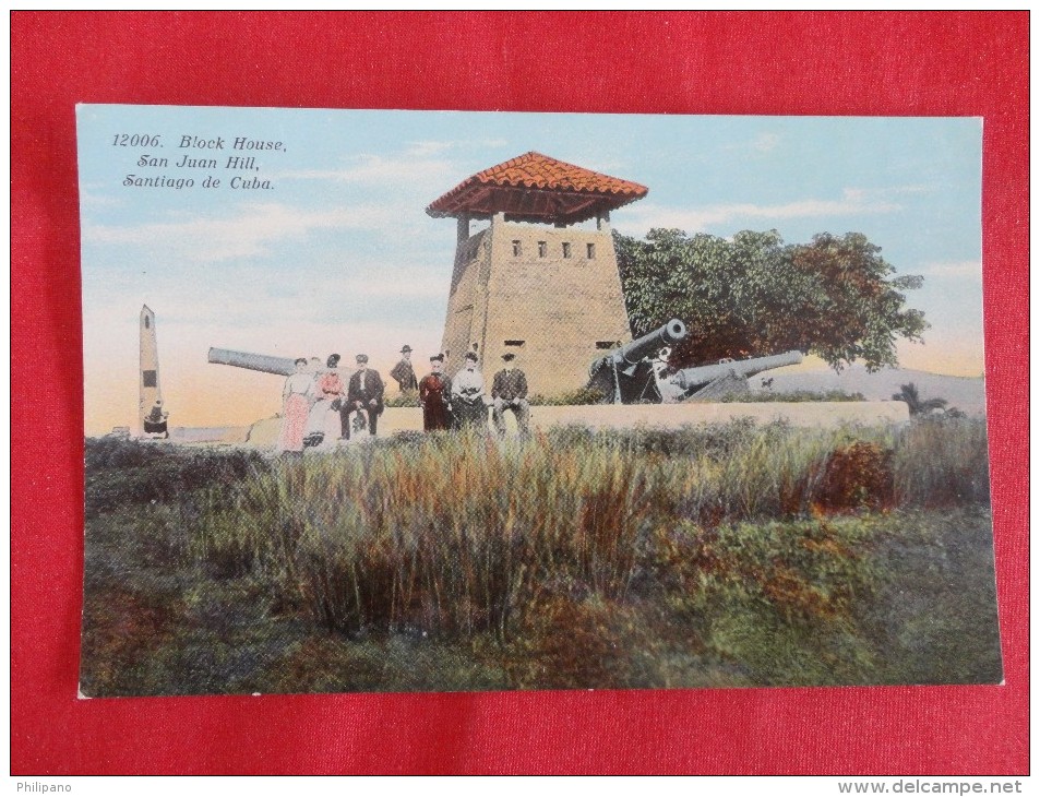 Cuba  Block House San Juan Hill Santiago De Cuba Ca 1910 Not Mailed L -ref 1152 - Cuba