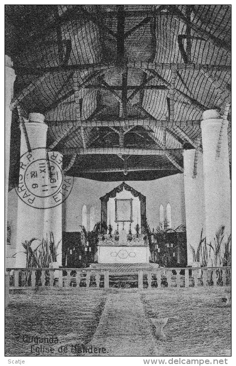 Ouganda. - Eglise De Nandere;  1913  Naar  Roeselare - Ouganda