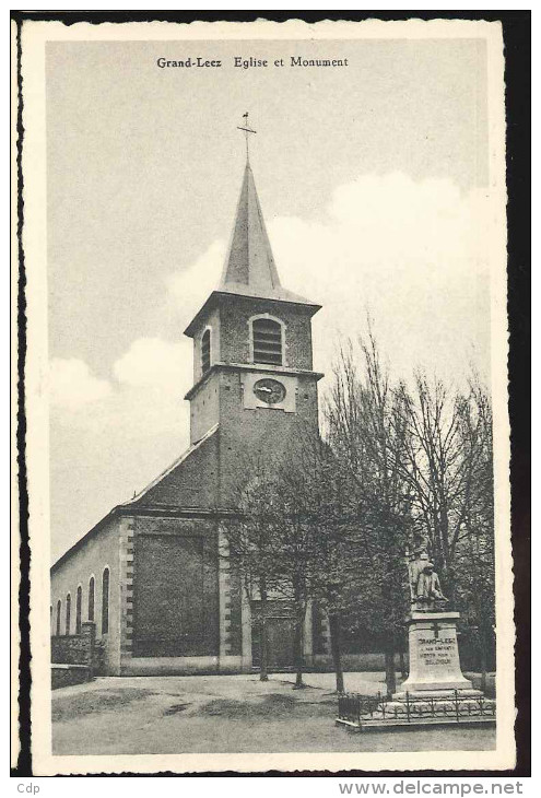 Cpa Grand Leez  église Et - Eghezée