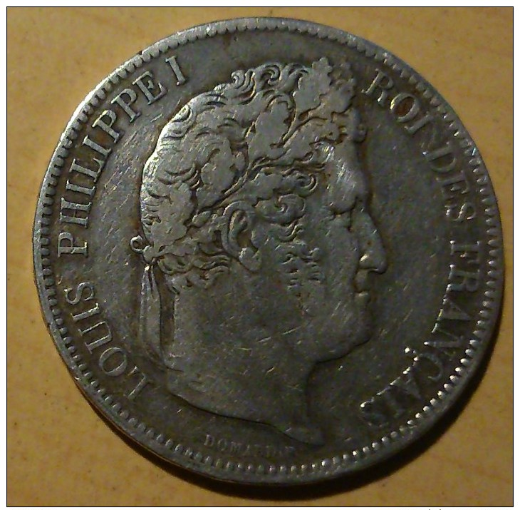 5 FRANCS LOUIS PHILIPPE 1er 1841 W - Autres & Non Classés