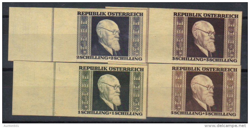 08686 Renner Imperforate Non Dentelés ** 634/637 ND - Neufs