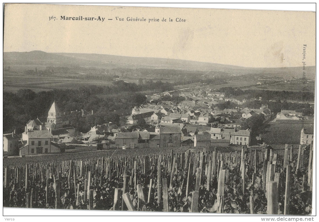 Carte Postale Ancienne De MAREUIL SUR AY - Mareuil-sur-Ay