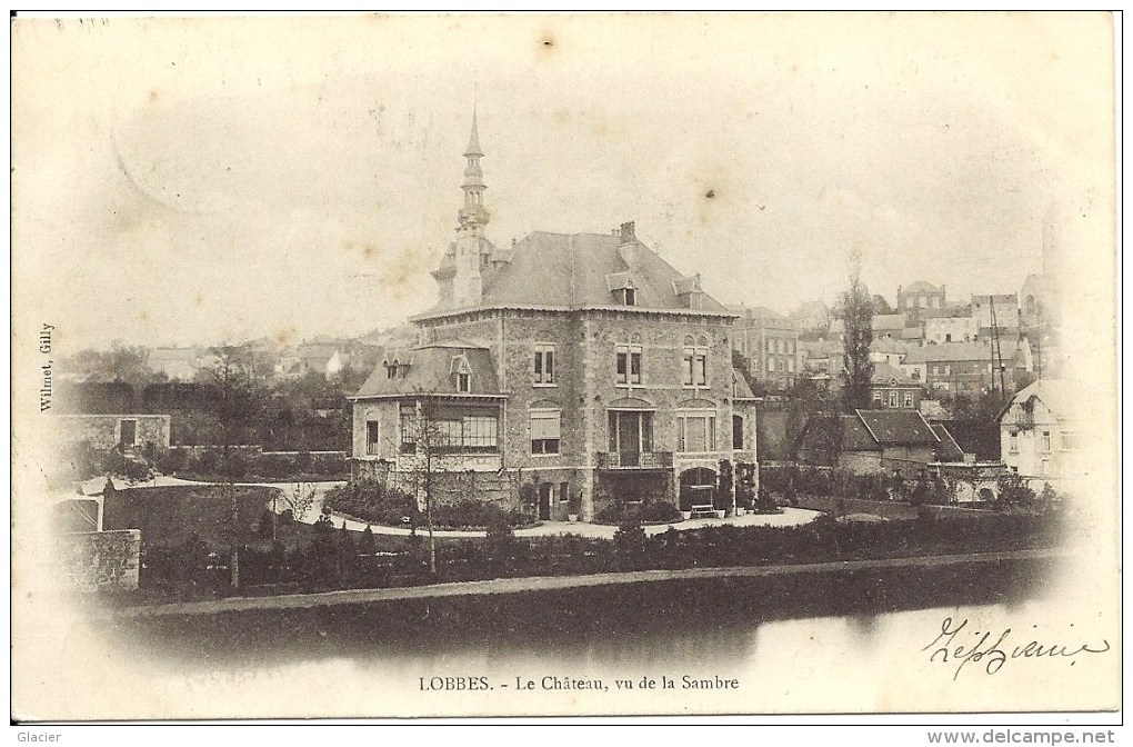 LOBBES - Le Château, Vue De La Sambre - Lobbes