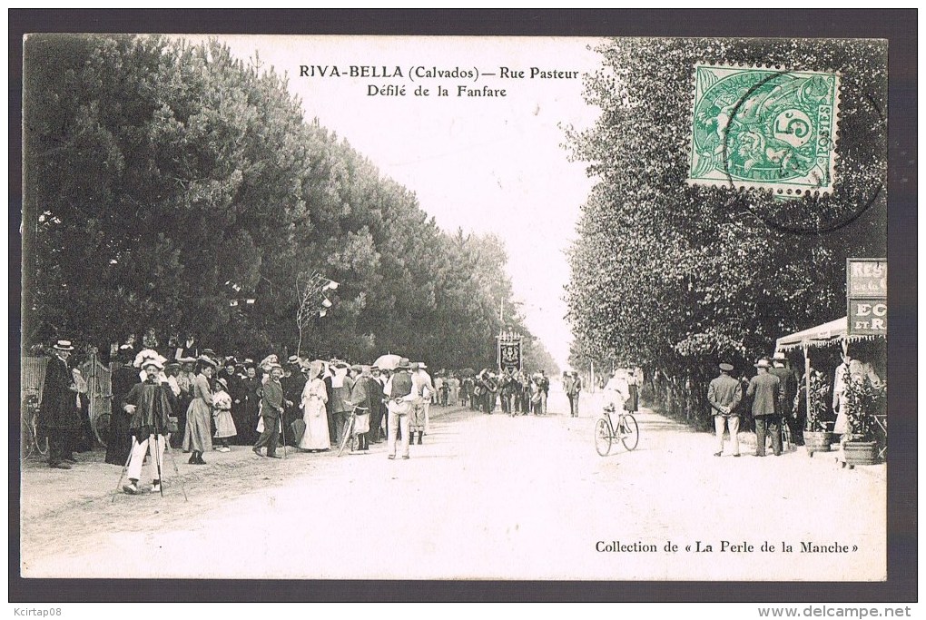 RIVA - BELLA . Rue Pasteur - Défilé De La Fanfare . - Riva Bella