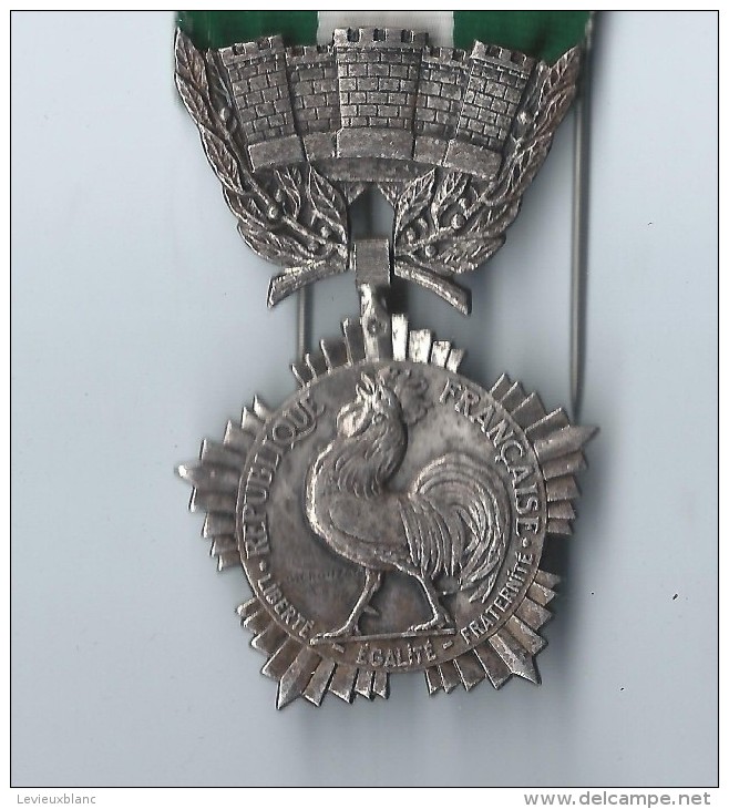 Médaille D'Honneur Départementale Et Communale /Argent/20 Ans De Service/France/ Entre 1945 Et 1987   D395 - Francia