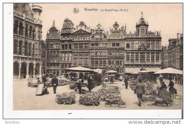 BRUXELLES  37 LA GRAND'PLACE  (MARCHE AUX FLEURS) - Markten