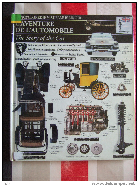 L' AVENTURE DE L' AUTOMOBILE - ENCYCLOPEDIE VISUELLE BILINGUE ( FRANÇAIS - ANGLAIS ) - - Auto