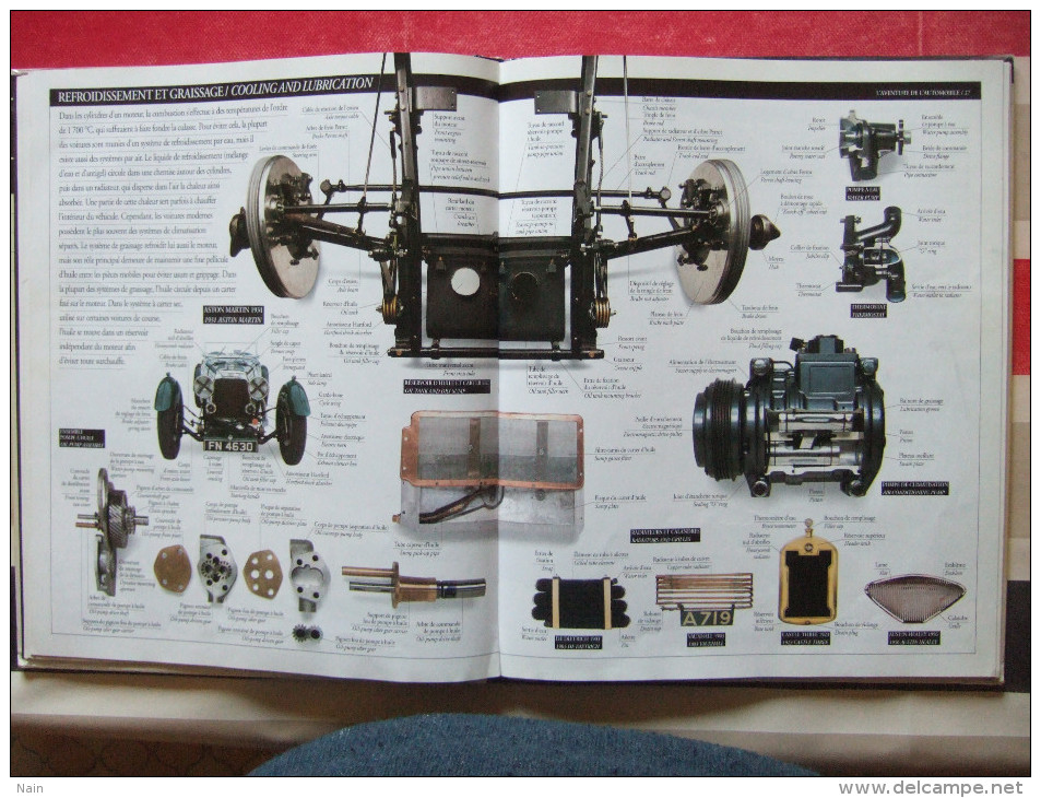 L' AVENTURE DE L' AUTOMOBILE - ENCYCLOPEDIE VISUELLE BILINGUE ( FRANÇAIS - ANGLAIS ) - - Auto