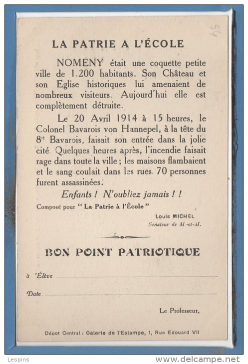 54 - NOMENY --  24 Décembre 1914 - Nomeny