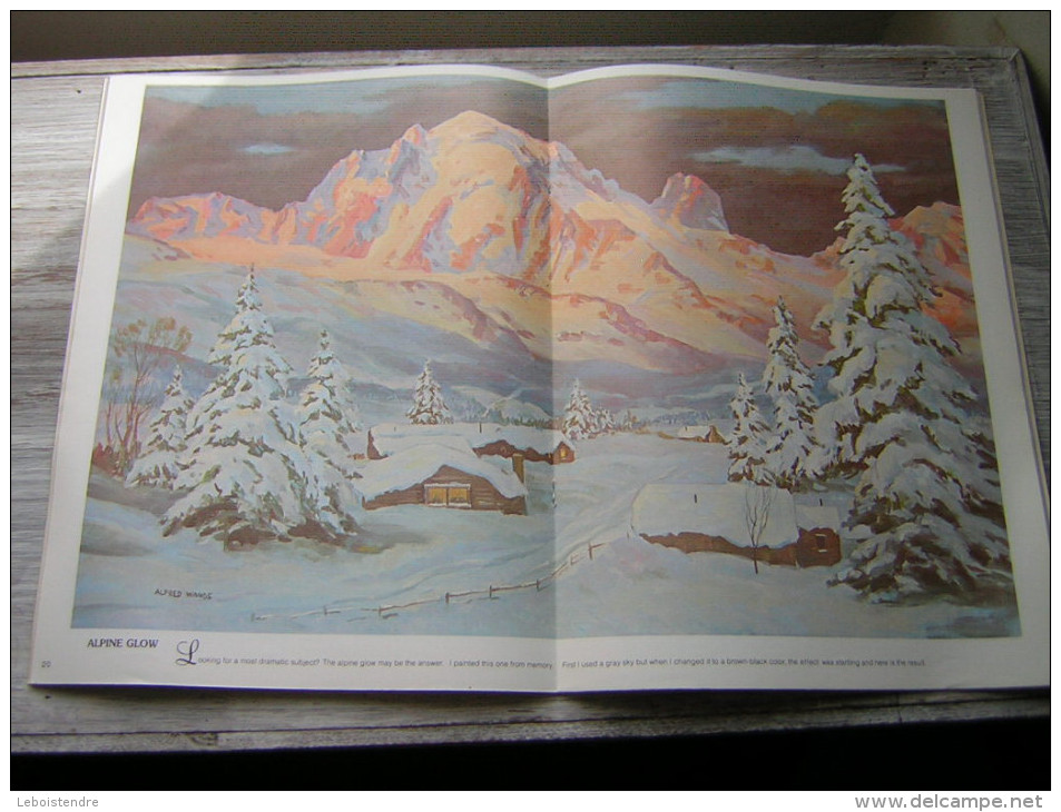 166   HOW TO PAINT  MOUNTAINS BY ALFRED WANDS  PUBLISHED BY WALTER T FOSTER - Bellas Artes