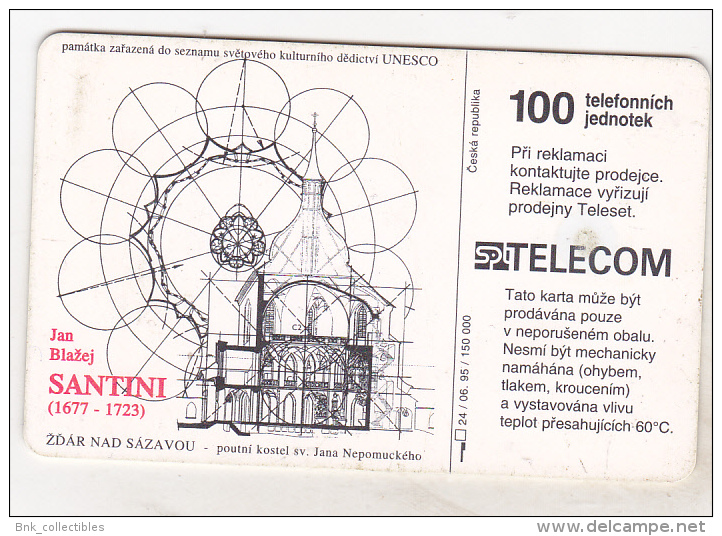 Slovenia Old Chip Phonecard - 100 Units - 06/95 - Jan Blazej Santini - Eslovenia