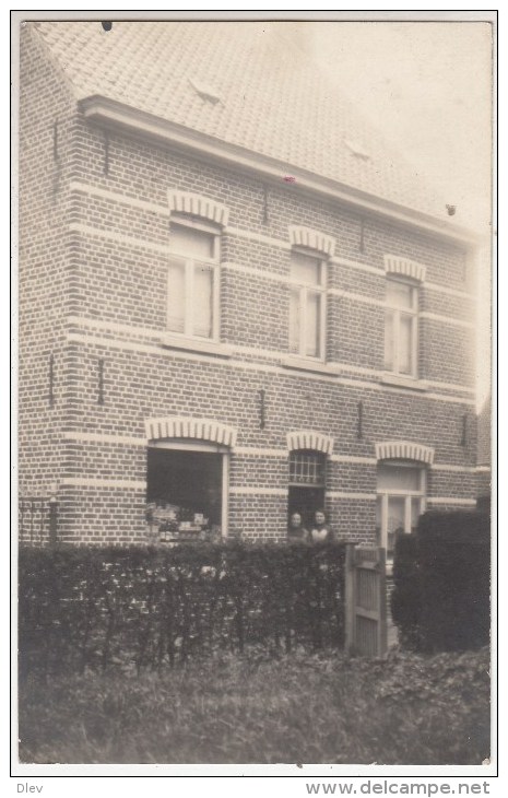 Handzame - Handzaeme - Huis Met Winkel - Genimeerd - Fotokaart - 1914 - Magasins