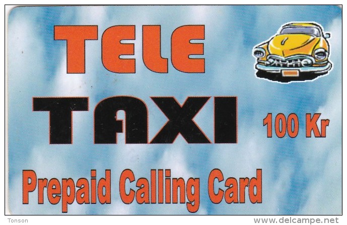 Norway,  Prepaid Card X, Tele Taxi, 2  Scans.   Also Denmark And Sweden. - Norvège