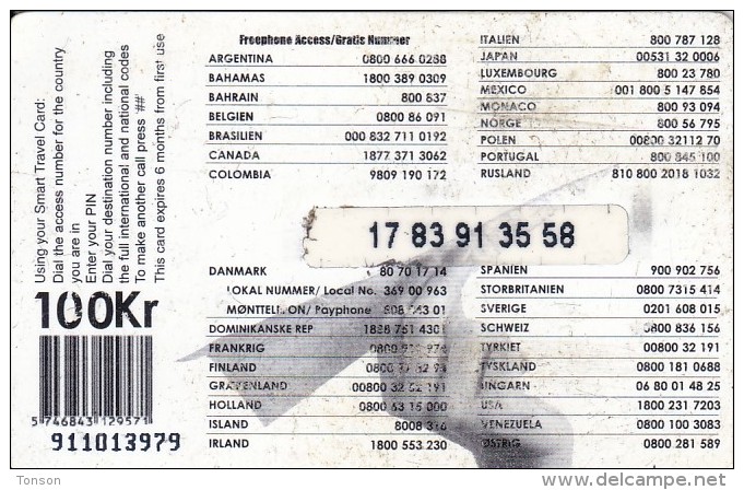 Norway,  Prepaid Card Y, SmartTravel, "Airplane", 2  Scans.   Also Many Other Countries. - Norvegia