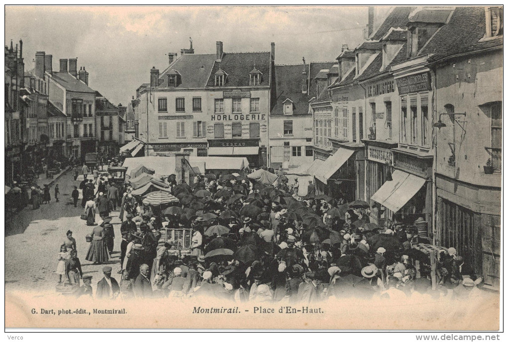 Carte Postale Ancienne De MONTMIRAIL - Montmirail