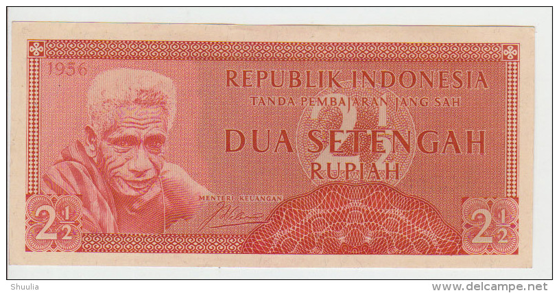 Indonesia 2.5 Rupian 1956 Pick 75 UNC - Indonésie