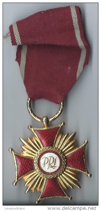 Médaille /Croix Du Mérite / Or / POLOGNE/ République Populaire / Mi-  XXéme ? /      D404 - Altri & Non Classificati