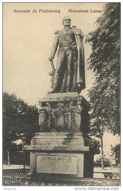 PHALSBOURG     MONUMENT LOBAU - Autres & Non Classés