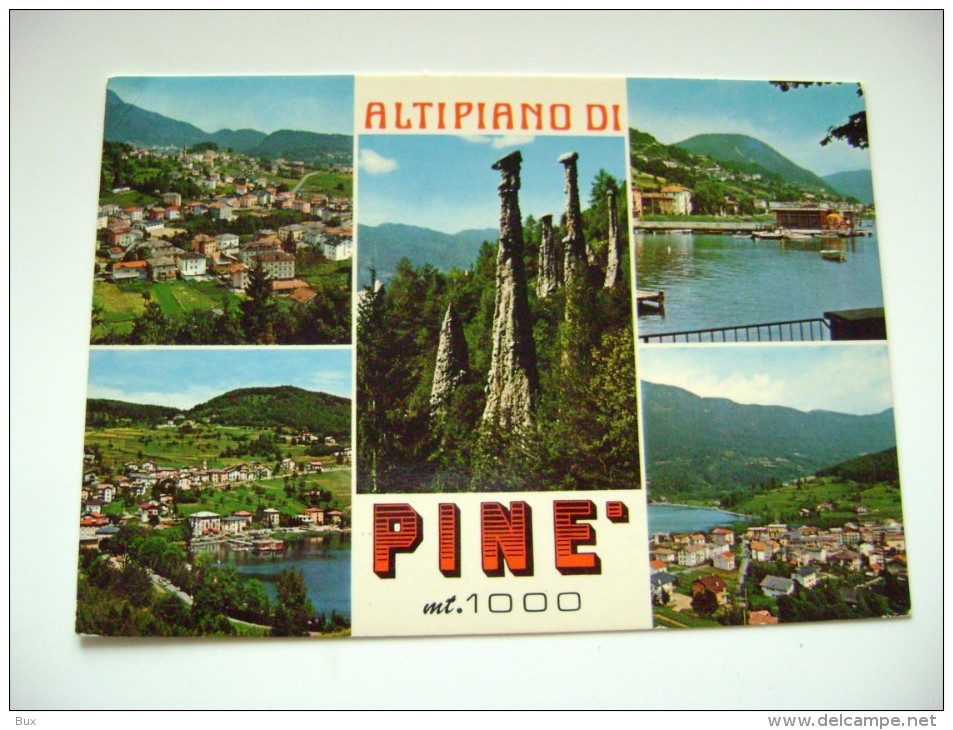 ALTOPIANO DI PINE'     TRENTO VIAGGIATA  COME DA FOTO - Trento