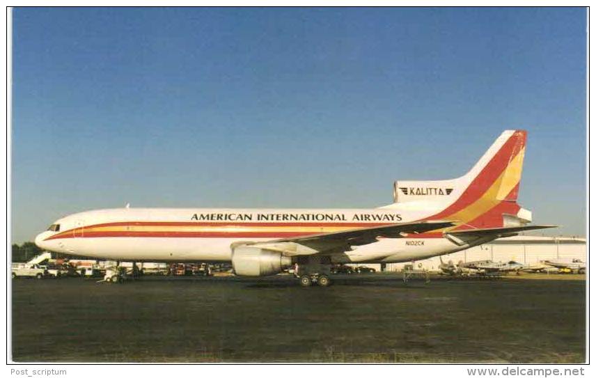 Thème -  Avion - Historical Aircraft Postcard 871 - American International L 1011 -  Format 8.5*13.5  Cm - - 1946-....: Moderne