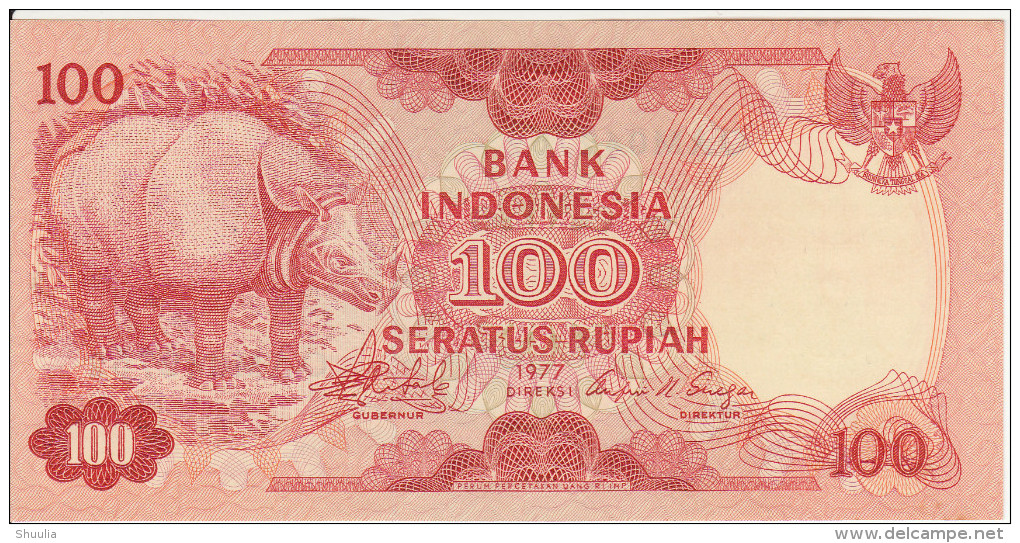 Indonesia 100 Rupian 1977 Pick 116 UNC - Indonesië