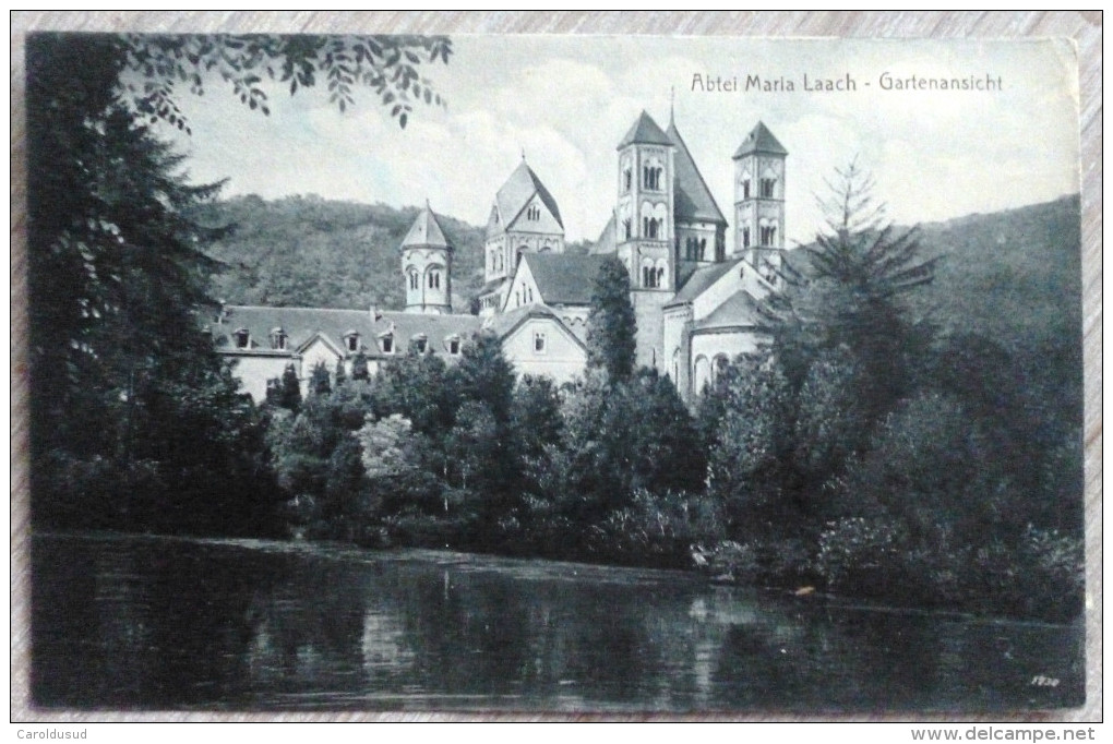 CP Abtei Maria Laach Gartenansicht Verlag J. REUTHER HOTEL Voyagé - Andernach