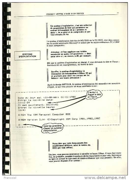 Pratique De DBASE III Par H. Lilen - Informatica