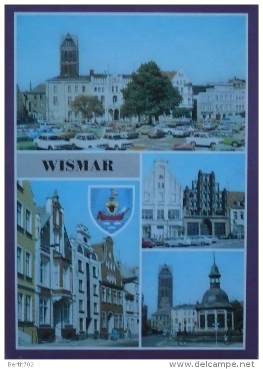 WISMAR - Markt - Wasserkunst - Bohrstasse - Blick Zum ,Alten Schweden - Wismar