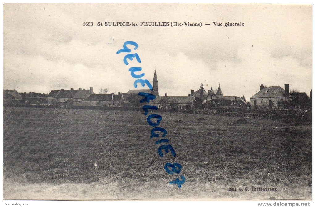 87 - SAINT SULPICE LES FEUILLES - ST SULPICE LES FEUILLES-  VUE GENERALE - Saint Sulpice Les Feuilles