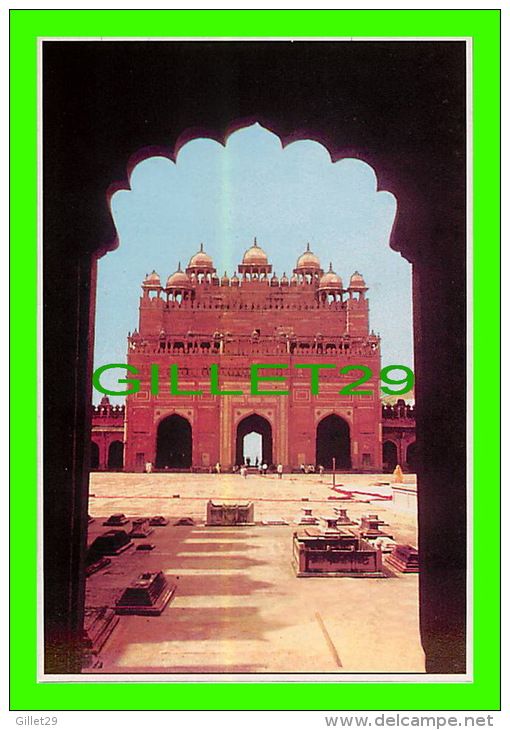 FATEHPUR-SIKRI, INDIA - BULAND GATE BACK VIEW - AJOOBA CARDS - - Indien