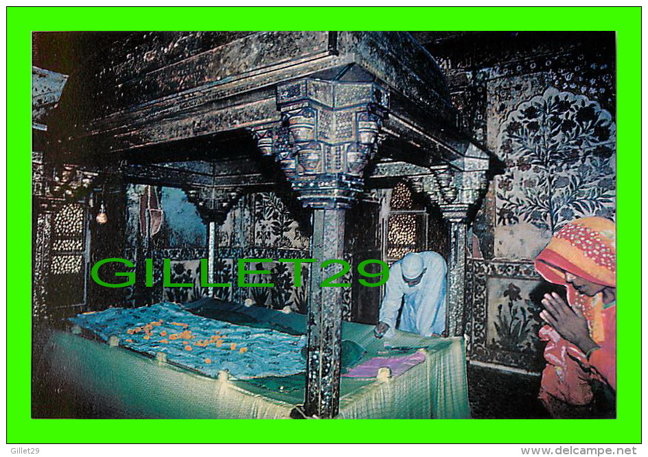 FATEHPUR-SIKRI, INDIA - MOTHER OF PEARL WORK INSIDE DARGAH - AJOOBA CARDS - - Indien