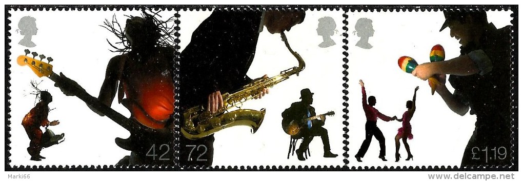 Great Britain - 2006 - Music Genres In Great Britain - Mint Stamp Set - Neufs