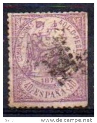 Espagne ; Spain ; 1874 ; N° Y: 146 ;  Ob  ;"  Allégorie " Cote Y : 11.00 E. - Gebruikt