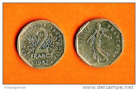 FRANCE 1979-1997 2 Francs Nickel Km942.1 - Other & Unclassified