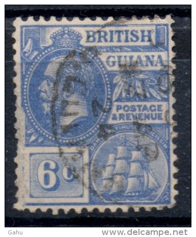 Guyane Brit.; British Guiana ;1921 ; N° Y: 130   ;  Ob ,  ;" Armoiries " Cote Y :  0.60 E. - Guyana Britannica (...-1966)