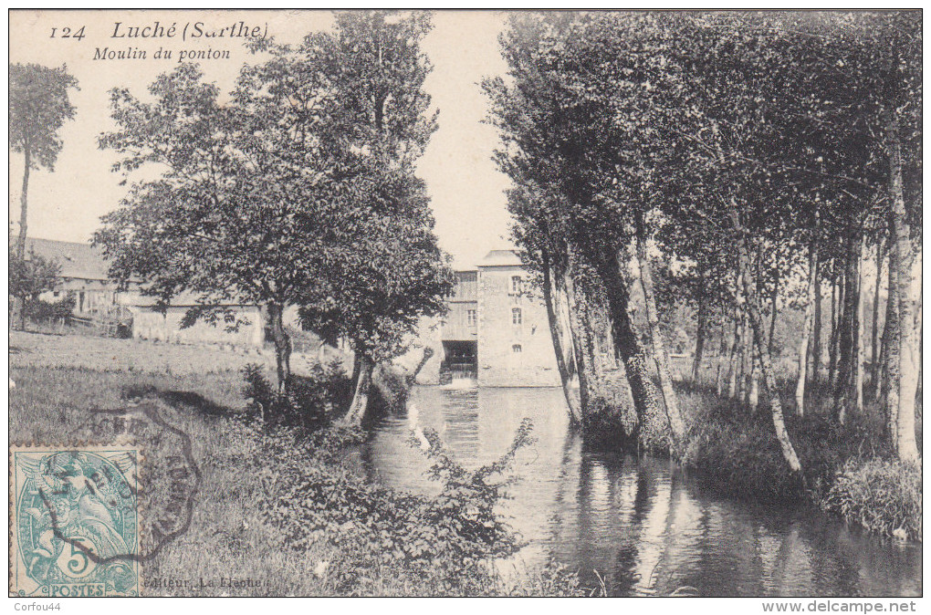 LUCHE : Le Moulin Du Ponton - - Luche Pringe