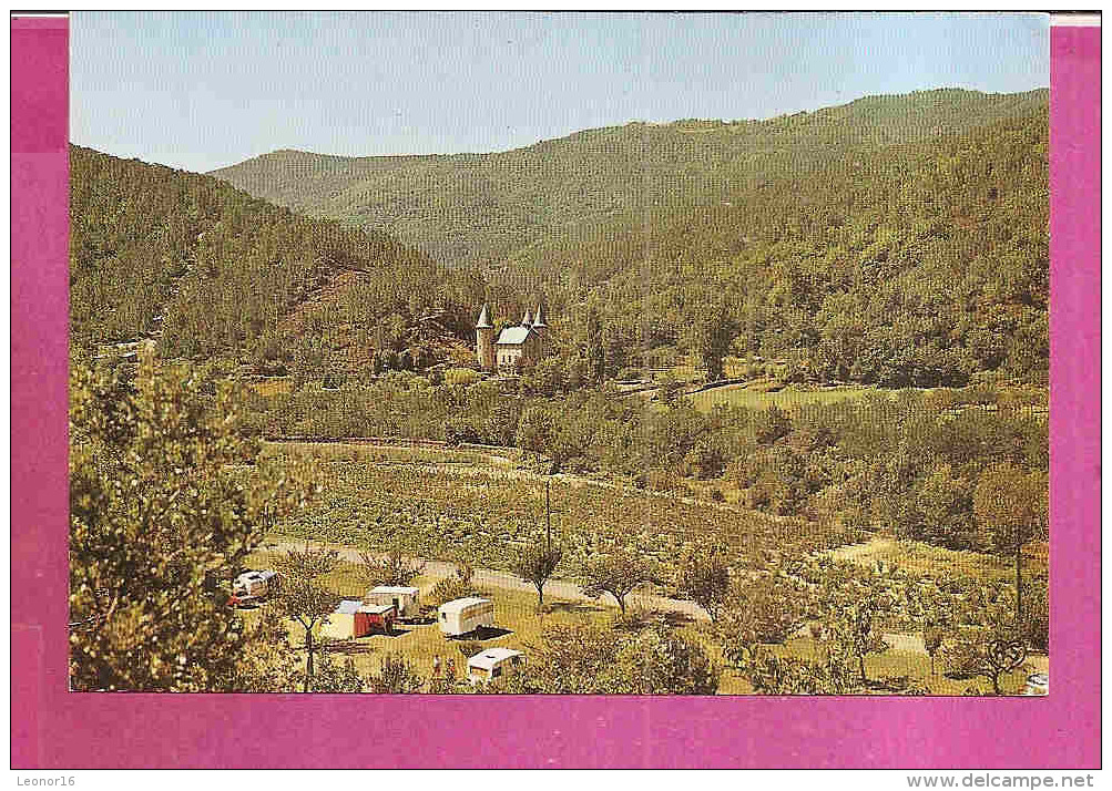 CHAMBORIGAUD   -  ** LE CHATEAU DE MONTJOIE ET CAMPING DU MARTINET  **    -   Editeur : APA POUX D´ Albi.   N° 30 CH 101 - Chamborigaud