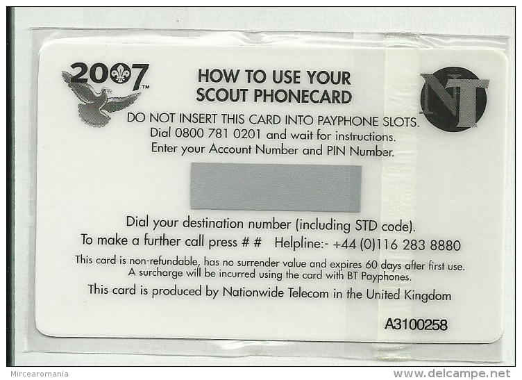 =  UNITED KINGDOM - LIMITED EDITION PREPAID - MINT IN BLISTER  = ( Nr. 0043 ) - Mercury Communications & Paytelco