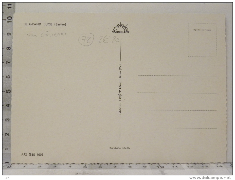 CPM (72) Sarthe - LE GRAND LUCE - Vue Aérienne - Le Grand Luce