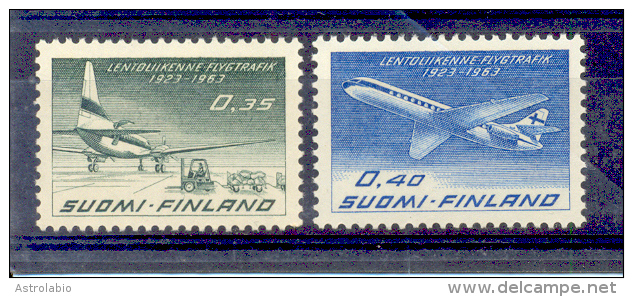 Finlande 1963 " Avion "  Xx Yvert  Aé-10/1 - Ongebruikt