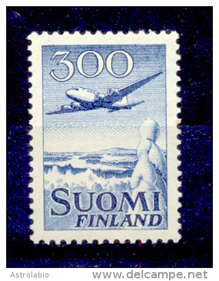 Finlande 1958 " Avion "  Xx Yvert  Aé-4 - Neufs