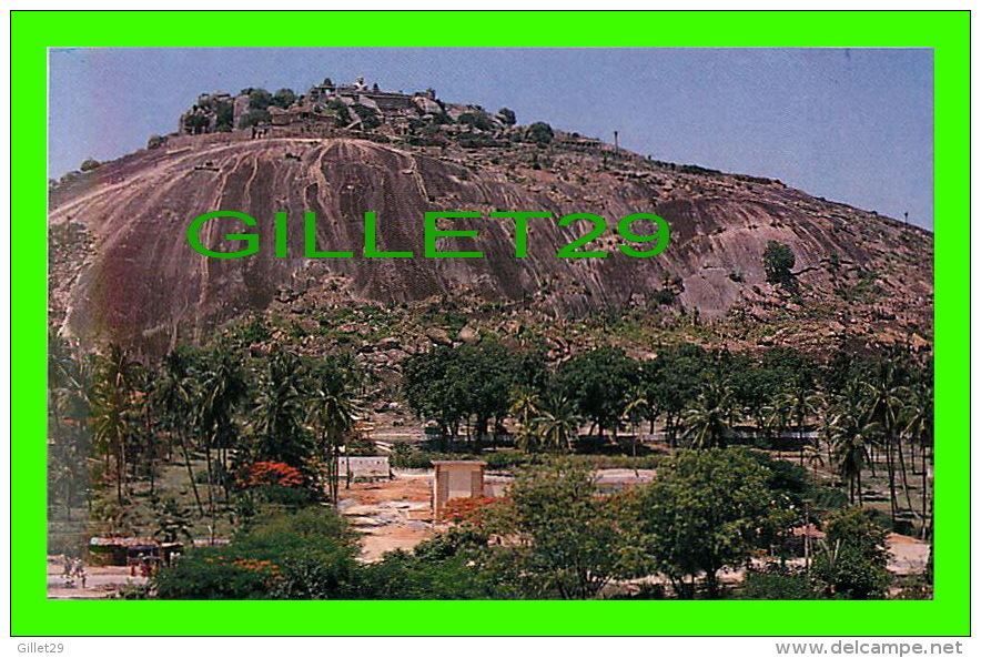 SHARAVANABELAGOLA, INDIA - AERIAL VIEW OF VINDYAGIRI - TOURIST GUIDE - - Inde