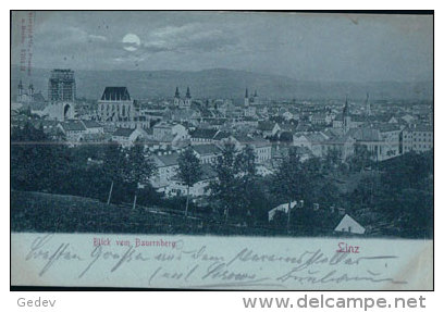 Linz Au Clair De Lune, Autriche (3502) - Linz