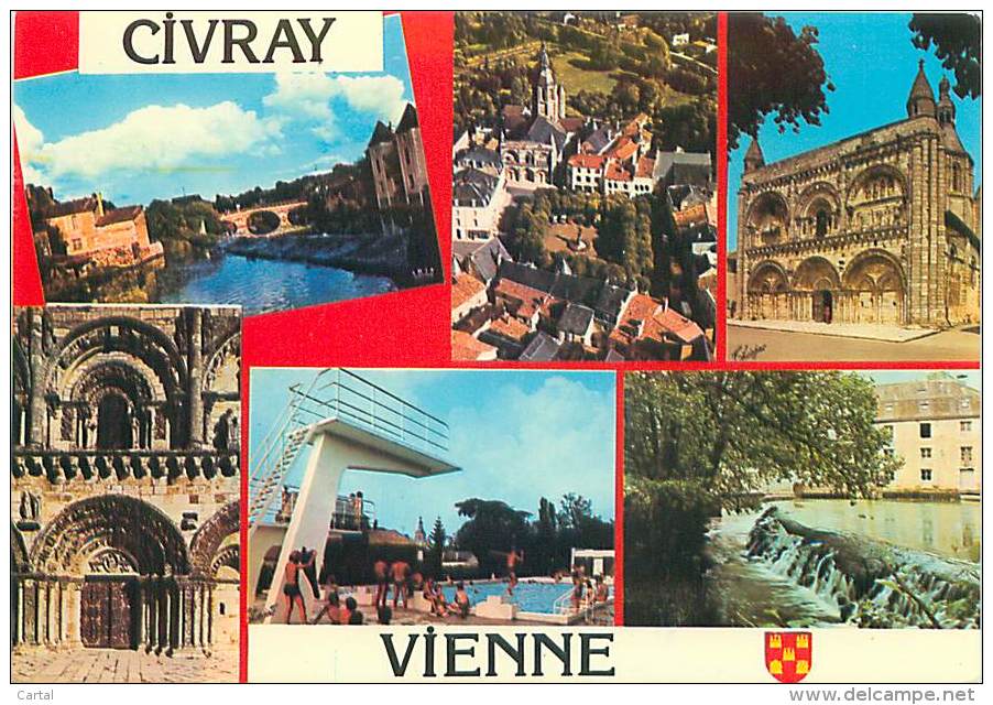 CPM - 86 - CIVRAY - Le Pont Sur La Charente - Civray