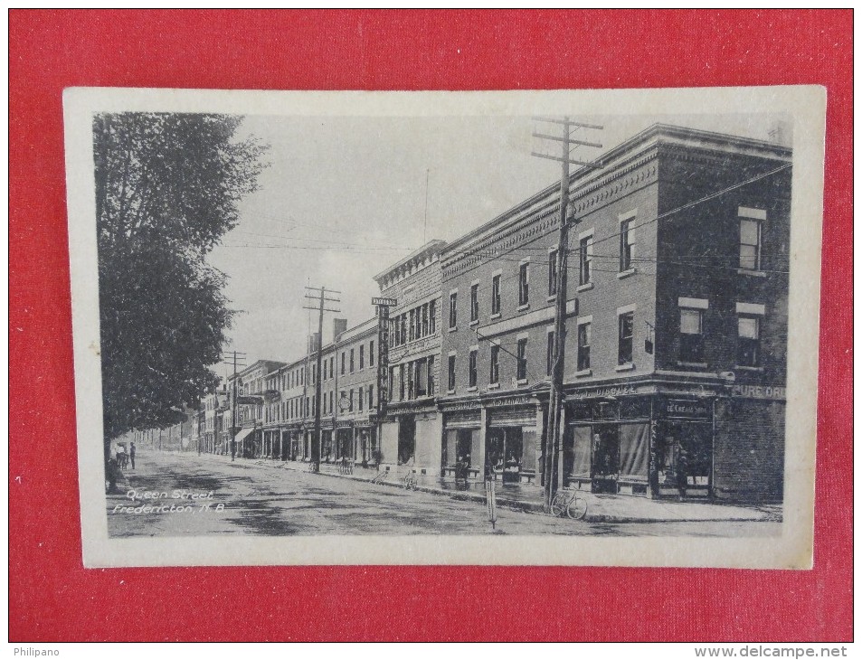 New Brunswick > Fredericton  Queen Street 1921 Cancel     Ref 1153 - Fredericton