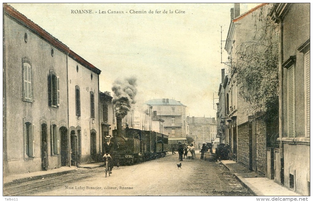 Roanne - Les Cannaux - Chemin De Fer De La Côte - Roanne