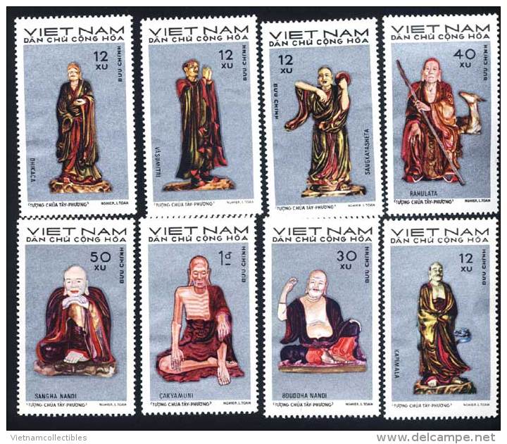 North Vietnam Viet Nam MNH Perf Stamps 1971 : Statues Of Tay Phuong Pagoda (Ms256) - Viêt-Nam