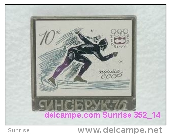 Olimpic Games - Innsbruck . Skating Race - Sprint Badge Old 352_o4699 - Olympic Games