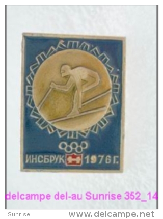 Olimpic Games - Innsbruck . Downhill Skiing Badge Old 352_o4695 - Olympic Games